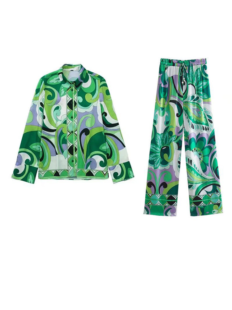 Conjunto Amitta - Camisa e calça com zíper