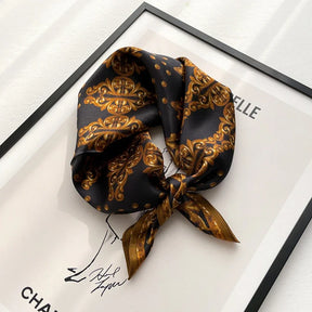 Lenços de Seda - Tamanho 53x53cm Estampas Variadas