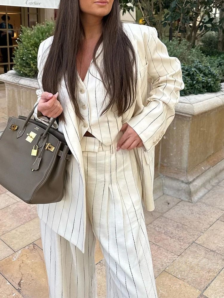 Conjunto Listras Elegante - La Femme