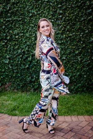 Conjunto Ayana - Kimono e calça com elástico