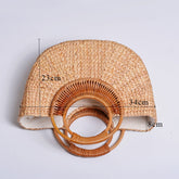 Bolsa de palha forrada