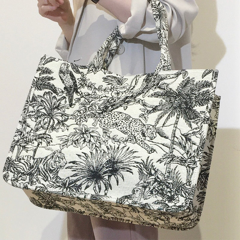 Bolsa de praia em tecido