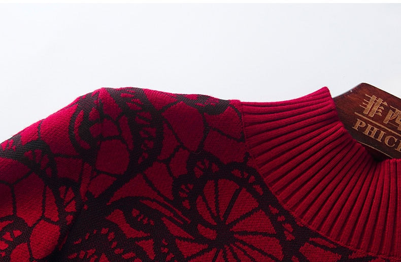 Vestido de Lã Carlota Vermelho