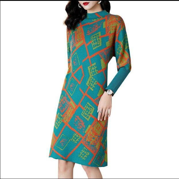 Vestido de lã Suelen