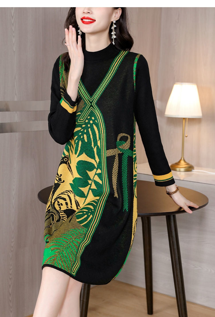 Vestido de lã Catrina