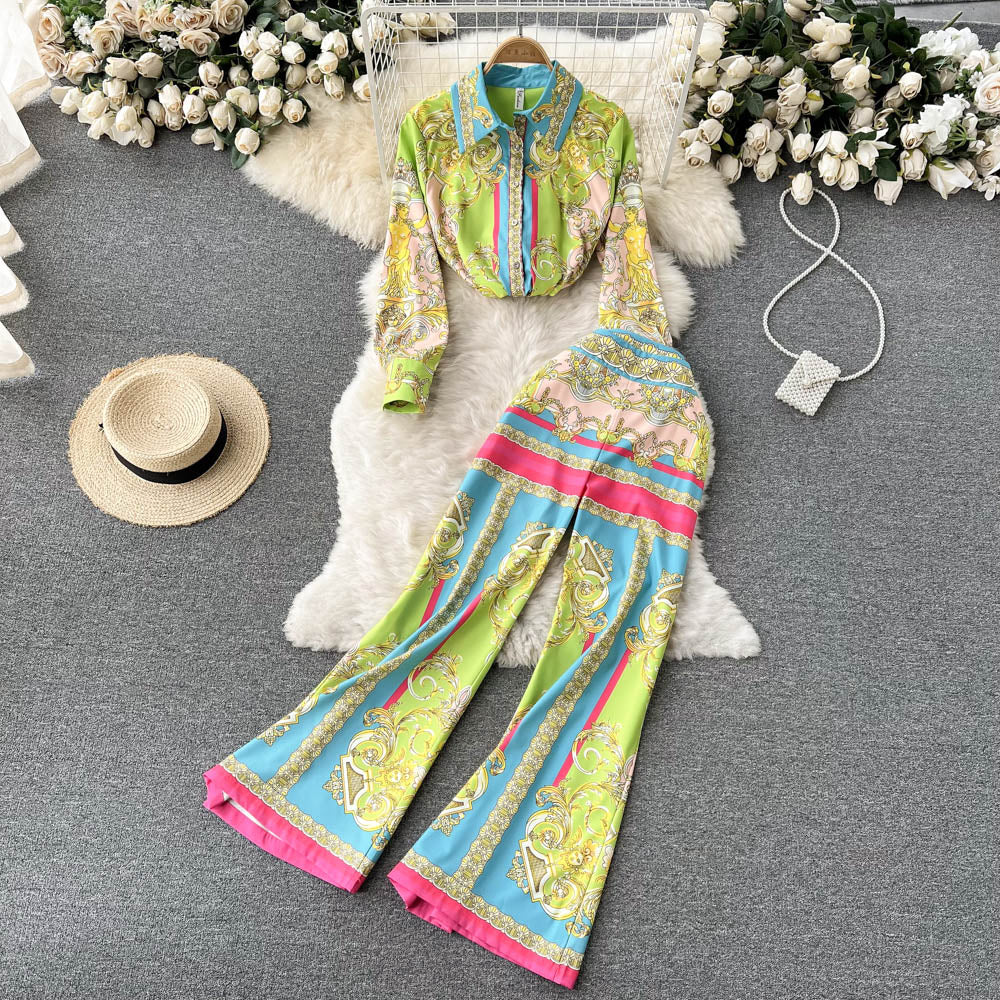 Conjunto Cher - Camisa e calça com zíper