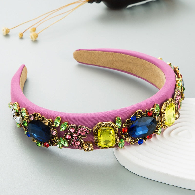Tiara com pedraria