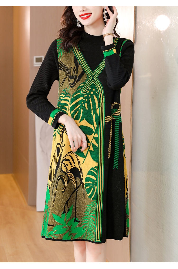 Vestido de lã Catrina