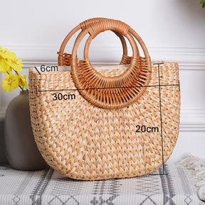 Bolsa de palha forrada