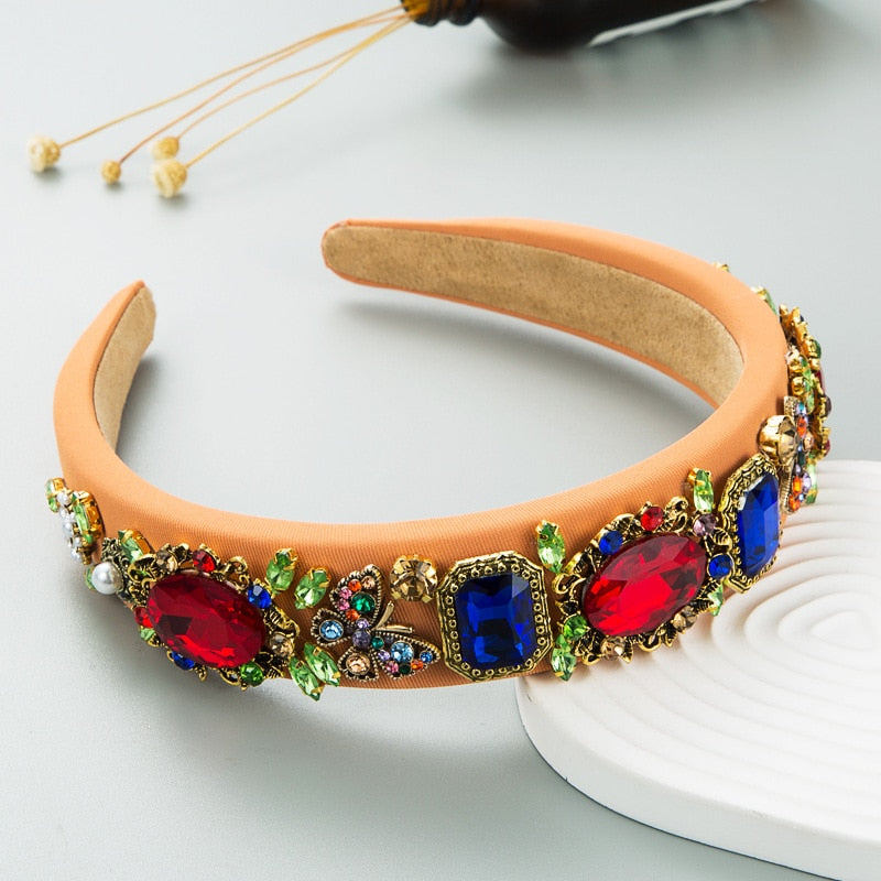 Tiara com pedraria
