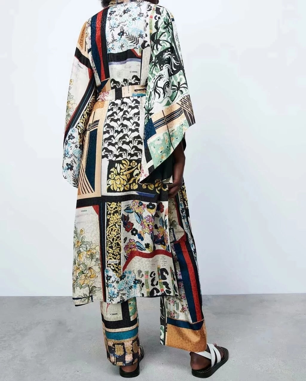 Conjunto Ayana - Kimono e calça com elástico