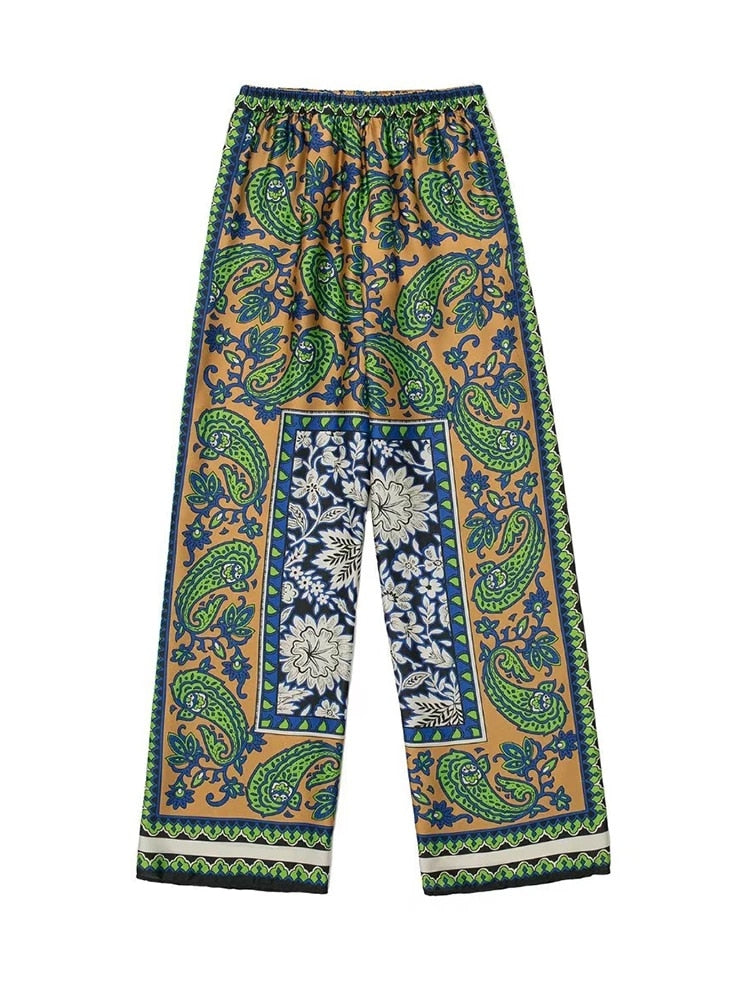 Conjunto Cora - Camisa e calça com elástico